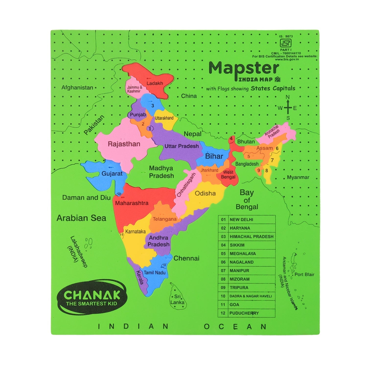 Aditi Map Learning Puzzle Aditi Map Learning Puzzle
